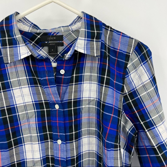 J. Crew Blue Button Down Shirt 8 - Picture 2 of 7